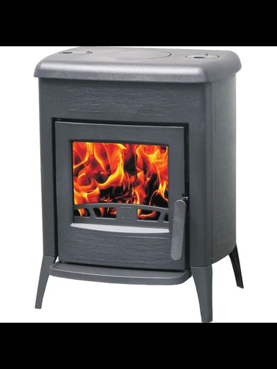 ПЕЧЬ AMITY 3 N, ЭМАЛИРОВАННАЯ, ЧЁРНАЯ (PLAMEN)