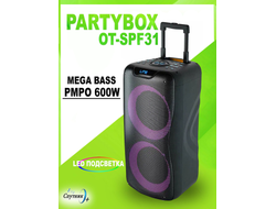 Большая блютуз колонка PartyBox OT-SPF31 активная напольная акустика