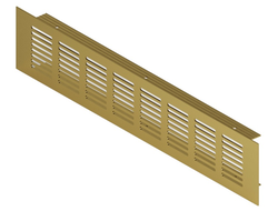 Решетка вентиляционная для цоколя L=320 Золото крацованное  GA0858.VP032.GLBAN.FX  ARISTO