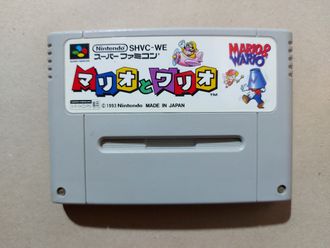 №313 Mario and Wario для Super Famicom / Super Nintendo SNES (NTSC-J)