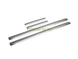 Накладки на пороги для Chevrolet Niva 2009-