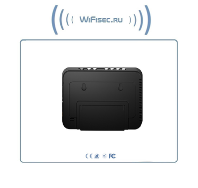 IP видеоняня WiFi (Настольные часы - метеостанция с внешним датчиком температуры, охранная видеокамера) с аккумулятором и с DVR, Full HD 1 Mp (HDSmartIPC)