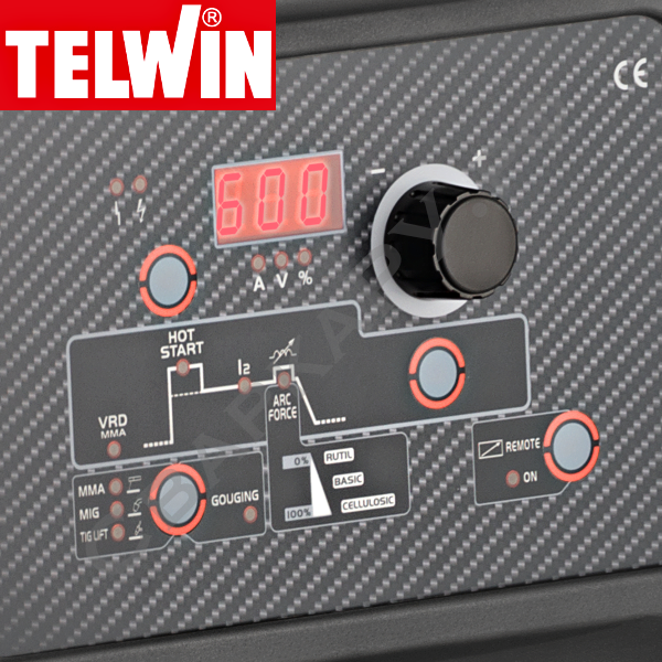 Инвертор сварочный Telwin SUPERIOR 600 CE VRD
