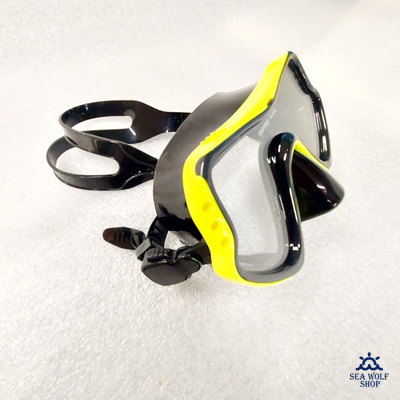 Маска для дайвинга DIVEMASK монолинза силикон б/б