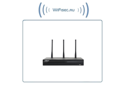 DaHua, 4-х канальный IP видеорегистратор c модулем WiFi. с отсеком для 1 HDD до 6 Тб.