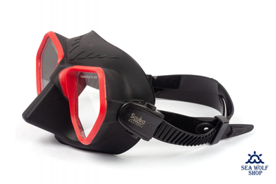 Маска для дайвинга Scuba Brothers TRITON BLACK/RED