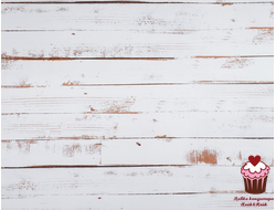 Фотофон бумажный "Беленые доски", 70 х 100 см