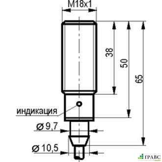 Индуктивный датчик ISB AF4A-31P-5F-LZ-C