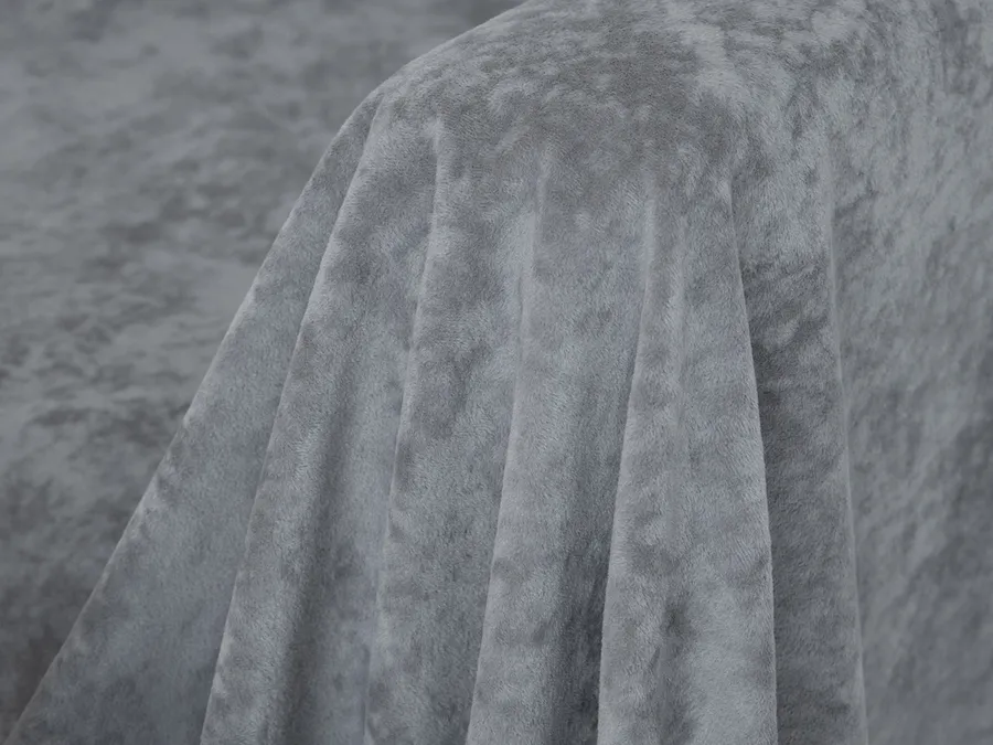 (АРБ) Велюр "Романс" (Romance)-GREY.

Состав: полиэстер (PES) 100%.
Плотность: 270 г/кв.м.
Устойчивость к истиранию >100 000 циклов.
Ширина: 140 см.
Производитель: Китай.

Внимание! Цвет материала может быть искажен настройками монитора.