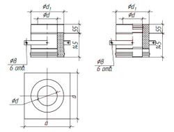 Монтажная площадка 1.5мм/0.8мм d115/200