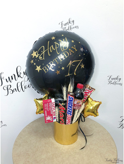 Сладкий бокс с шаром  "Сладкоежка"