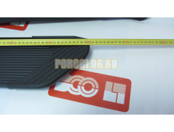 Пороги подножки "Classik Black" 2000 мм для Volkswagen AMAROK I 2010-