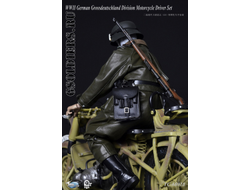 Мотоциклист - коллекционная фигурка 1/6 WWII German Grossdeutschland Division Motorcycle Driver Set (TC-6810) - Toys city