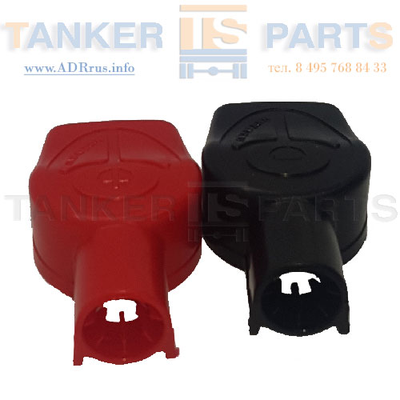 крышка клеммы акб термопластик черный и красный