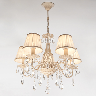 10054/5 белый с золотом/прозрачный хрусталь Strotskis Eurosvet