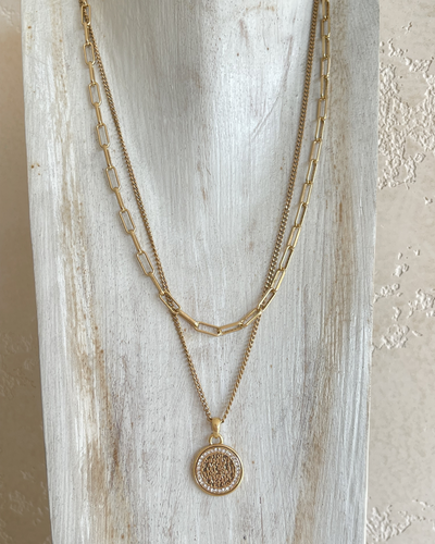 Колье "Монеты облегчения" цвет золото A&C (Норвегия)