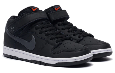 Осенние оригинальные найк данк Кроссовки Nike Dunk Mid Pro ISO SB Orange Label мужские CV4283-001