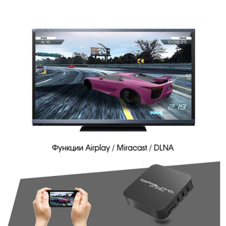 Смарт TV приставка OT-DVB21 андроид 1/8гб