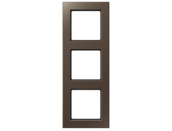 Jung AC583MO рамка 3 пост, цвет мокко