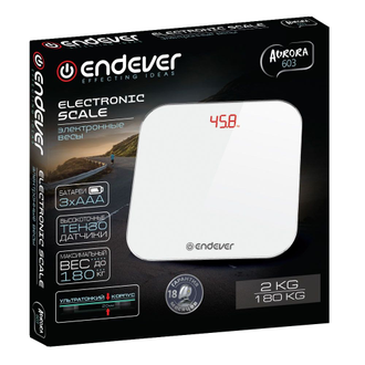 Весы напольные электронные Endever Aurora-603 (макс.180кг)