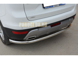 Защита заднего бампера d60 для Geely Atlas 2018-