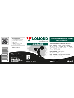 Чернила для широкоформатной печати Lomond LH101-Bk-002