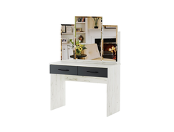 "БЕАТРИС" Туалетный столик Крафт белый / Антрацит