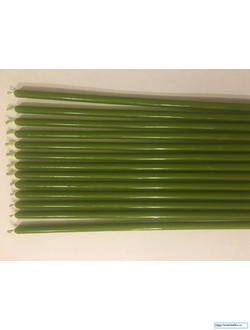 Свеча оливковая №20 (3 часа горения).