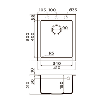 Мойка OMOIKIRI Bosen 41A WH