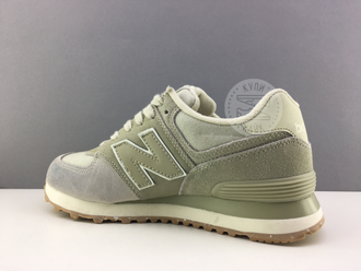 New Balance 574 Серые с темной буквой женские (36-41) Арт. 279F-A