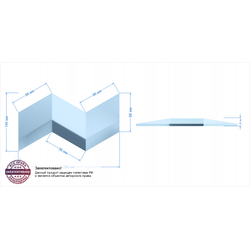 Гипсовая панель MERCURY артикул M-0049