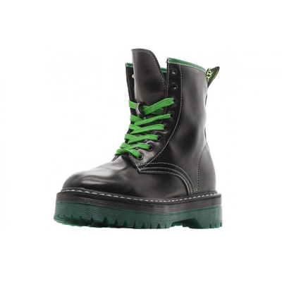 Ботинки Dr. Martens 1490 Vetemens черные с зеленым