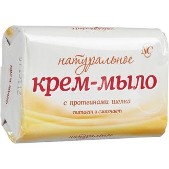 Крем-мыло Натуральное/шелк 90г