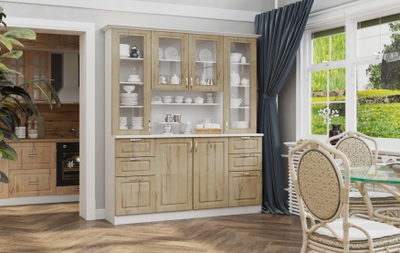 Буфет Прованс-016 Дуб канадский (ТЭКС)