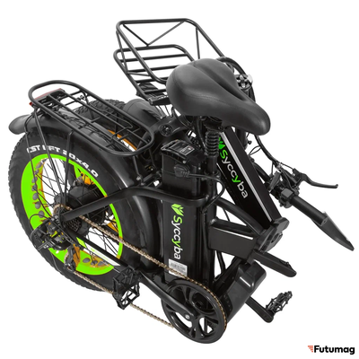 Электровелосипед SYCCYBA H1 (F10) DUAL 23AH зеленый