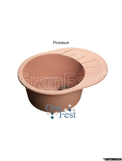 Керамическая мойка Granfest GF-R580L реверсивная 1 секционная мойка