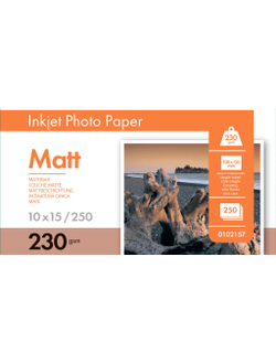 Матовая фотобумага Lomond для струйной печати А6 230г/м2 250л