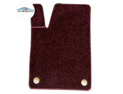 Накладки - коврики из текстильного ворса ЭЛИТ бордовые