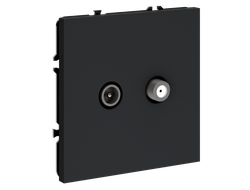 VLS060407 Розетка телевизионная TV+SAT, графит-1