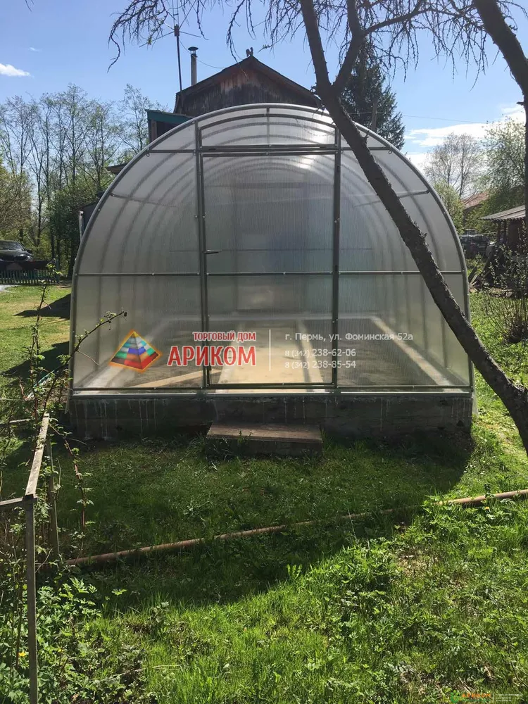 Теплицы и сотовый поликарбонат в Перми от Ариком