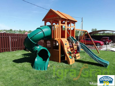Детская площадка IgraGrad Клубный домик 3 с трубой Тюмень
