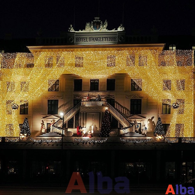 Занавес 2*1.5 м, ТЕПЛЫЙ БЕЛЫЙ, IP 65, постоянное свечение