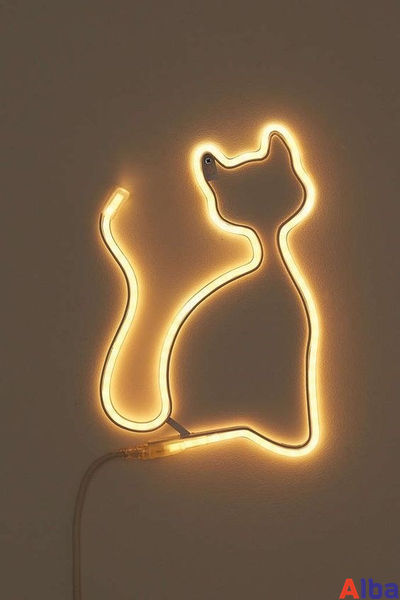 Неон 12V белый тепл 6*12мм