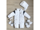 М.1707 Комбинезон Moncler белый (68,74,80,86)