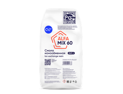 Загрузка смола ионообменная «AlfaMix60» (25л, 20кг)