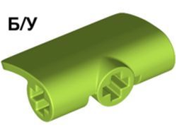 ! Б/У - Technic, Panel Curved 2 x 3 x 1, Lime (71682 / 6370401) - Б/У