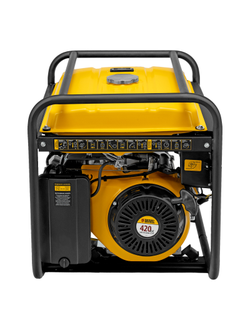 Генератор бензиновый GE 7900, 6.5 кВт, 220 В/50 Гц, 25 л, ручной пуск Denzel