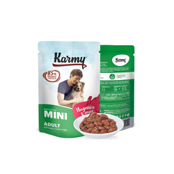 Karmy Mini Adult (Карми Мини Эдалт) влажный корм (пауч) для собак мелких пород, индейка 80 г