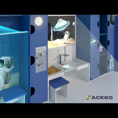 Профессиональный комплекс для кабинета детского психолога-дефектолога «Открытый Космос». Комплект психолога «КОСМОС»