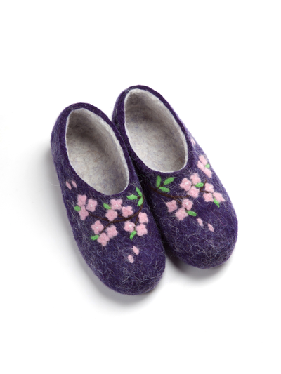 Купить войлочные тапочки Сакура